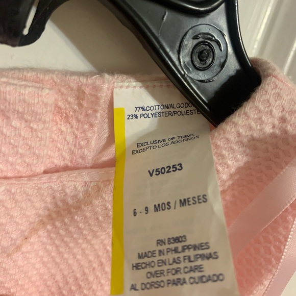 BNWT Little Bitty Pink Top 6-9M - Picture 3 of 3